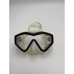 US Divers Silicone Tempered Glass Dive Mask  Black
